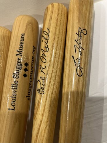 4 Mini 16” Louisville Slugger Museum, firmati Tino Martinez/Paul O’Neil - Foto 3 di 13
