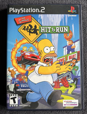 The Simpsons Hit & Run - PS2 Black Label Complete (Case, Disc & Manual) CIB