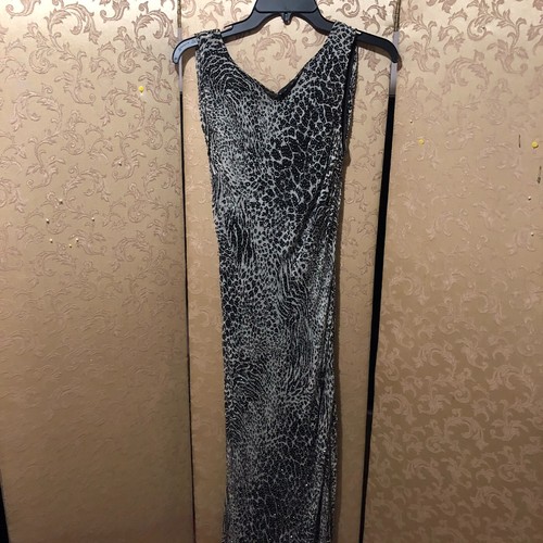 Sue Wong Nocturne Black Multi-Color Beaded Formal Long Gown Dress Size 12 - Picture 4 of 12