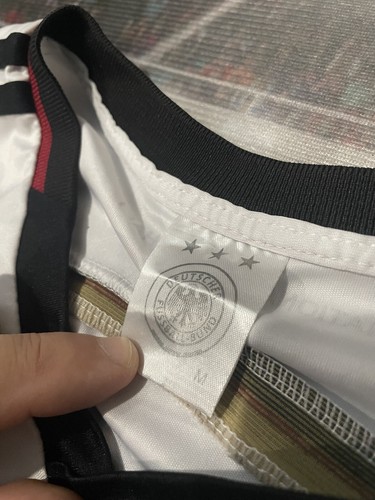 Germany Bastian Schweinsteiger #7 Home Soccer Jersey Unofficial Sz Médium Used - Picture 7 of 13