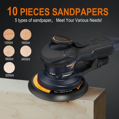 MAXXT Brushless Random Orbital Sander 350W Variable Speed 150mm (6") 5.0MM Orbit - Picture 3 of 6