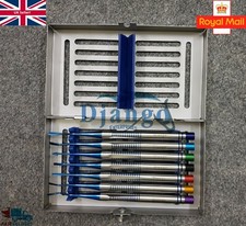 PDL Luxating Root Elevators Micro Serrated Tip Implants Dental Surgical Set of 7