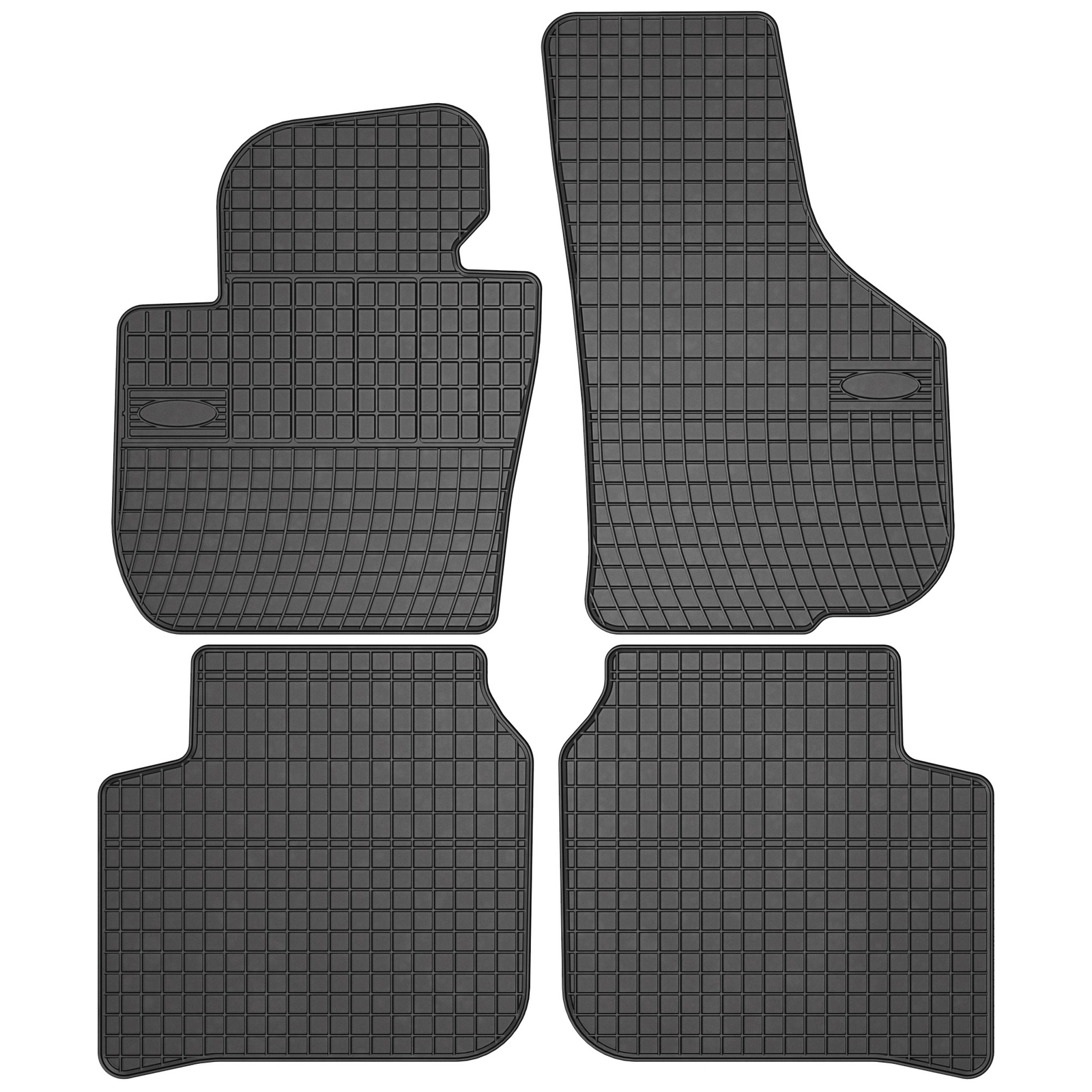 Tapis de sol Frogum El Toro en caoutchouc noir pour Skoda Superb II berline de 2008 à 2015