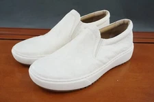 Sofft Euro Watney Women's 10 Shoes Whtie Leather Slip On Casual Comfort Sneaker