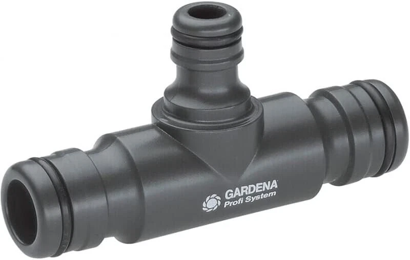 Gardena 2835-20 Profi System T-Stück Kupplung 2x 3/4 Zoll auf 1x 1/2 Zoll - Bild 1 von 2