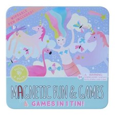 Floss and Rock Magnetic Travel Fun Game Kids Play Children 4 in 1 Set Fantasy
