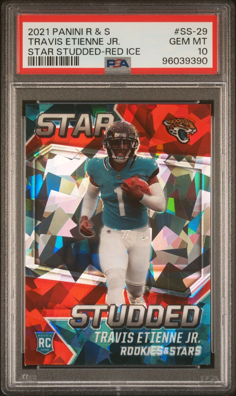 Travis Etienne Panini Rookies & Stars Star Studded #SS29 Red Ice