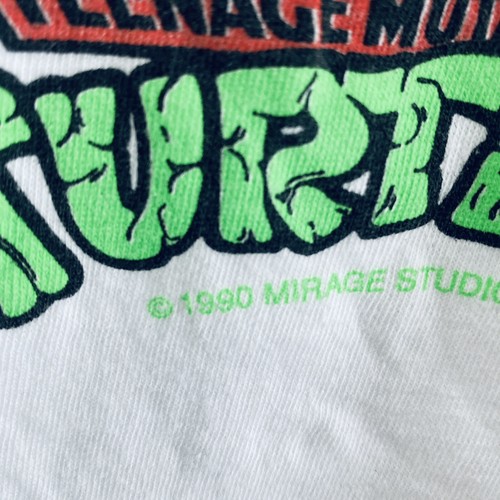 Vintage 1990 TMNT Teenage Mutant Ninja Turtles Kids Youth T Shirt Medium 6/8 - Picture 2 of 7