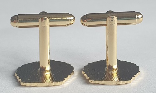 Eslabones de puño militar esmalte ROYAL ENGINEERS GV1 (KINGS CROWN) - Imagen 4 de 4
