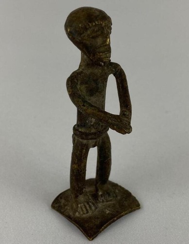 15 Antique African Ashanti Akan Bronze / Brass Gold Weights Tribal Figurines - Picture 8 of 24