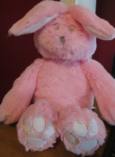 Bunny pink plush 18 "
