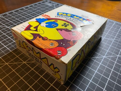 Fleer Pac-Man Sticker 1980 - leere Display Box, 36 leere Packungen + Gummi - Bild 2 von 7