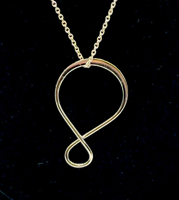 925 Solid Sterling Silver Infinity Necklace 16 In… - image 2