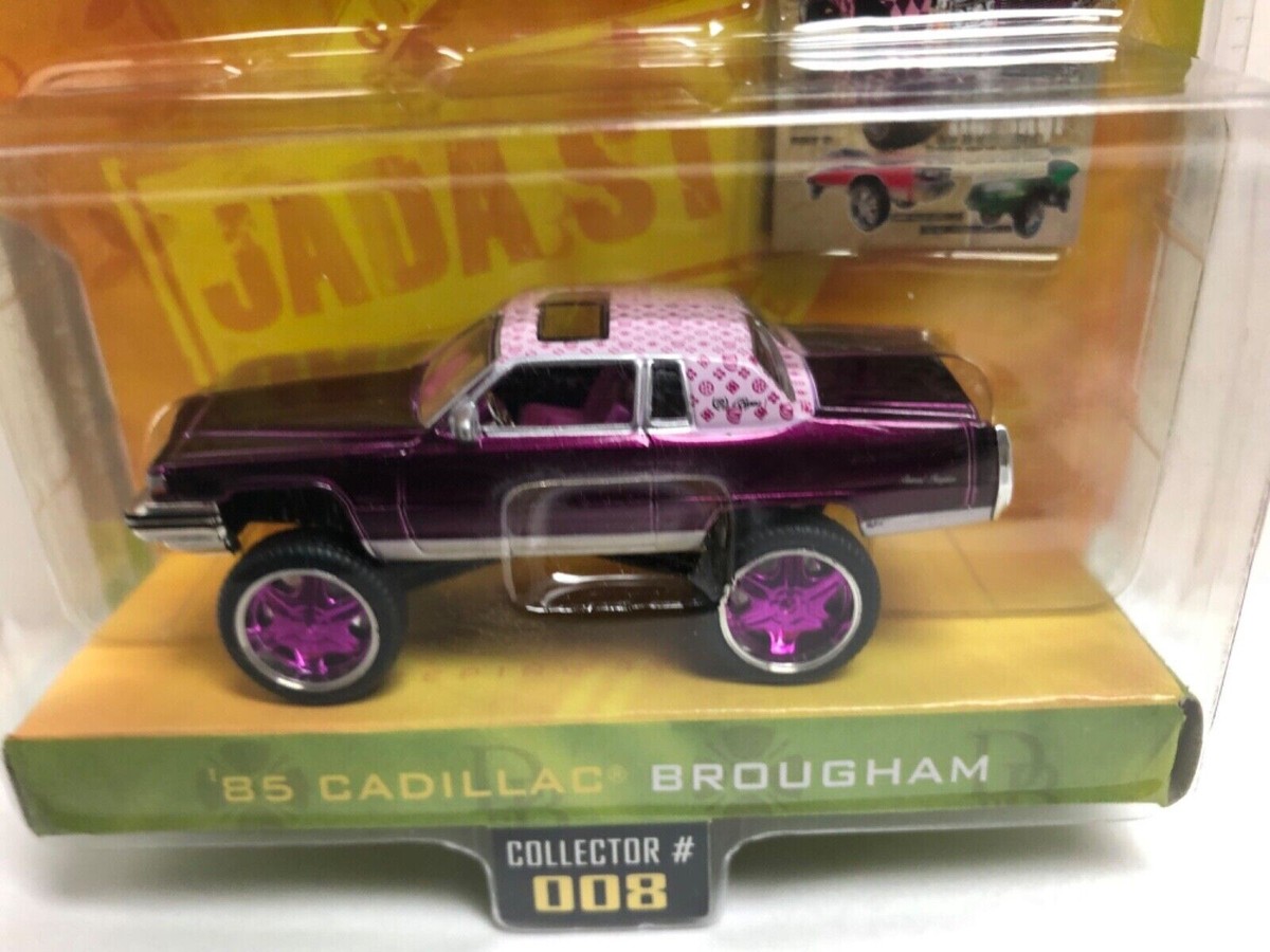 Jada Donk Box & Bubble 1:64 '85 Purple Cadillac Brougham