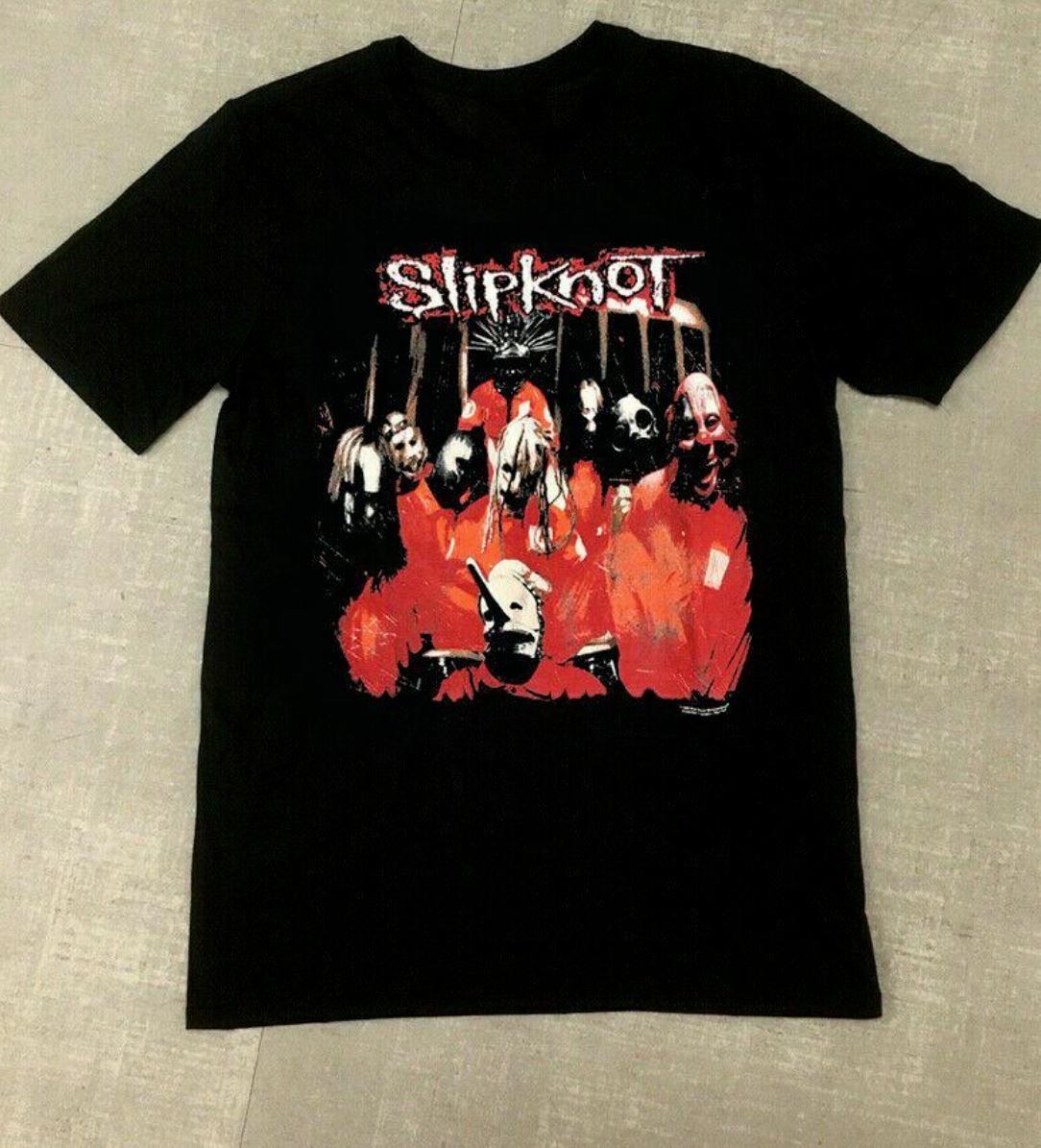 Vintage Slipknot Band Rock Unisex Black T Shirt All Size S Vintage Slipknot Band Rock Unisex Black T Shirt All Size S