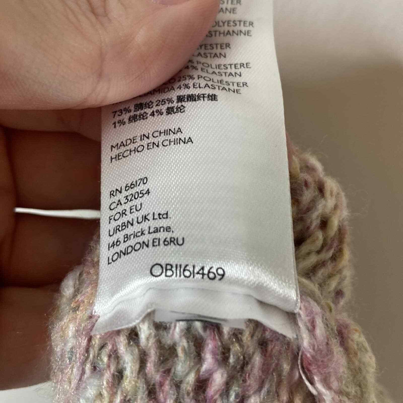UO urban outfitters Lyra Pullover Chrome Rainbow Sweater XS | eBay