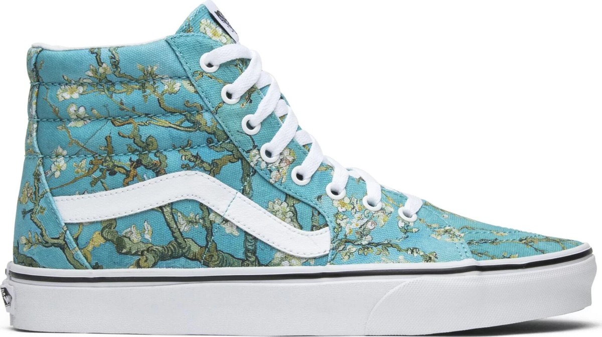 RARE) Men's Vans SK8-Hi Vincent van Gogh Almond Blossom Size