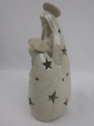 Christmas Nativity Holy Family Tea Light Candle Holder 8" - Picture 4 of 7