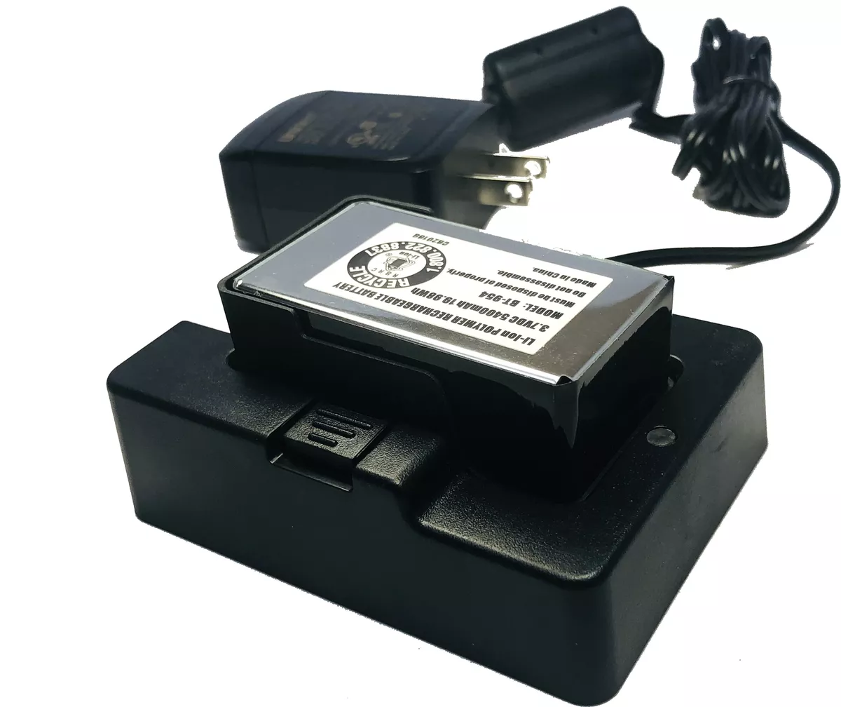 Uniden EBC100 External Desk Charger w Battery for SDS100 Digital Police Scanner