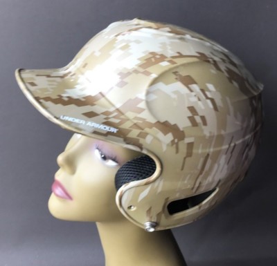 *Under Armour Digital Camo Batting Helmet UABH110 7/8 3/4 Excellent  Youth