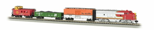N Bachmann 24021 Super Chief Zugset mit F7-A ATSF Lok (geprüft) Neu in OVP - Bild 2 von 2