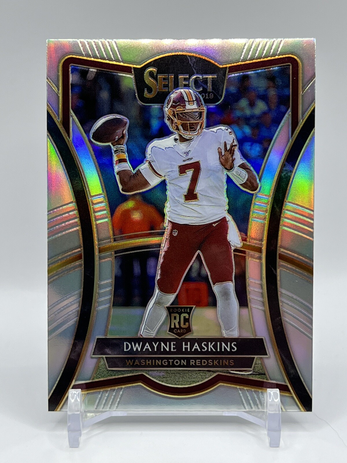 2019 Panini Select Premier Level Silver Prizm Dwayne Haskins #114 Rookie RC OSU