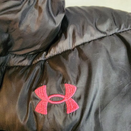 Under Armour Girl Youth Large YLG Cold Gear Puffer Hooded Winter Jacket - Bild 7 von 18