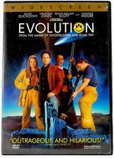 Evolution DVD 2001 Widescreen Funny Comedy Movie David Duchovny Orlando Jones