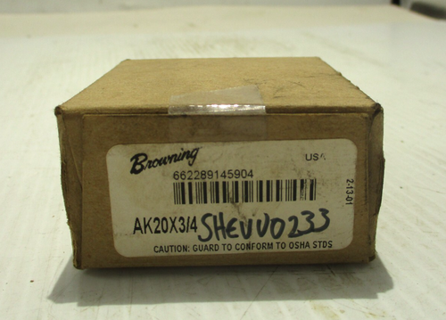 NEW BROWNING AK20x3/4 1 GROOVE PULLEY 3/4" BORE