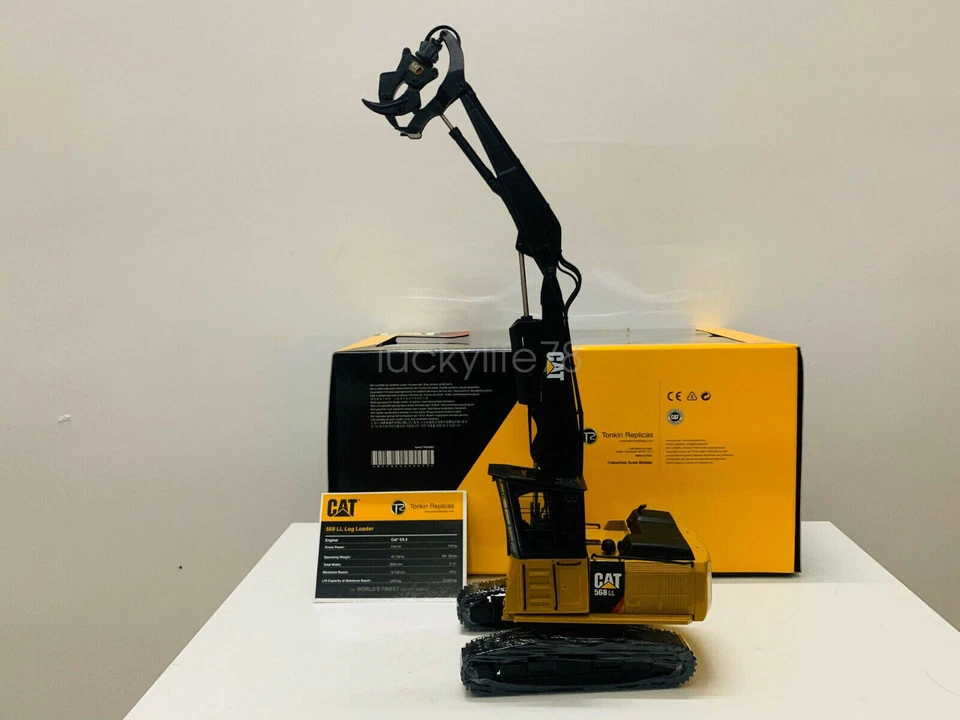 1/50  Scale For Tonkin Replicas Cat 568 LL Forestry Machine DieCast TR40002 - Image 4 of 4