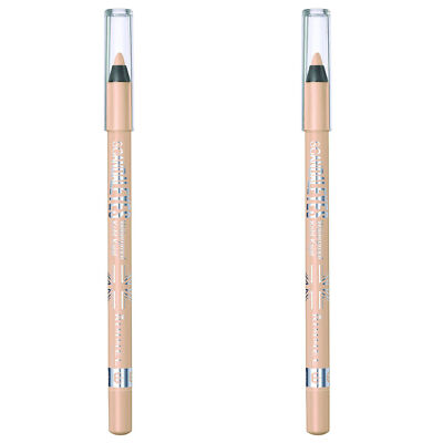 (2 Pack) NEW Rimmel Scandaleyes Waterproof Kohl Kajal Liner, Nude, 0.04 Ounce