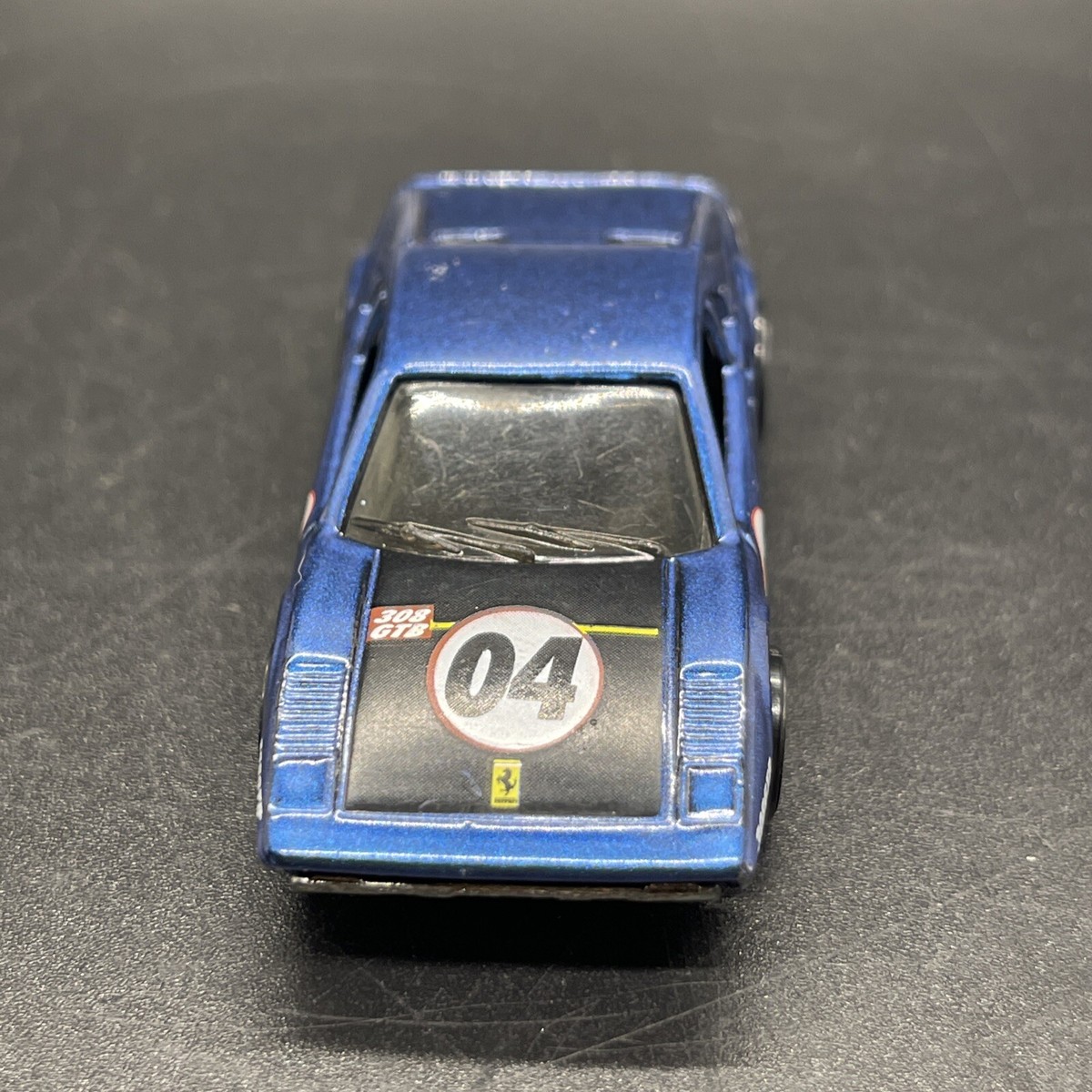 1/64 1976 Ferrari 308 GTB Hot Wheels Vintage Blue #04 Loose