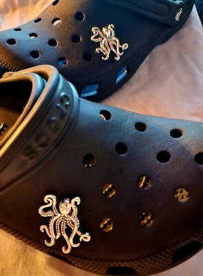 2pc Metal Octopus Charms For Adult Crocs Croc Style Shoes Or Similar Items 