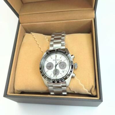 Rare Seiko Prospex Speed Timer Solar Chronograph Panda Men's Watch SBDL085  White 4954628460578 | eBay