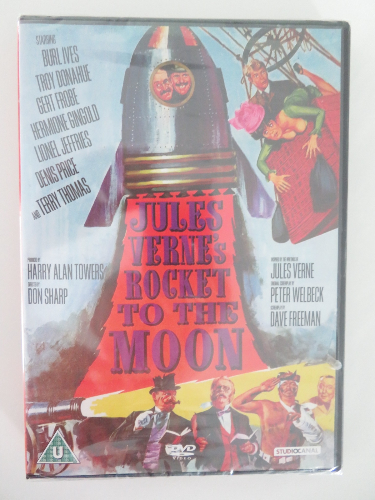 JULES VERNE'S ROCKET TO THE MOON - THOSE FANTASTIC FLYING... (DVD) 1967 REGION 2
