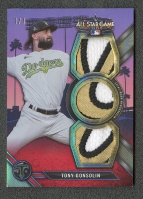 2024 Triple Threads Tony Gonsolin All-Star Triple Patch 1/1 #ASP-TG