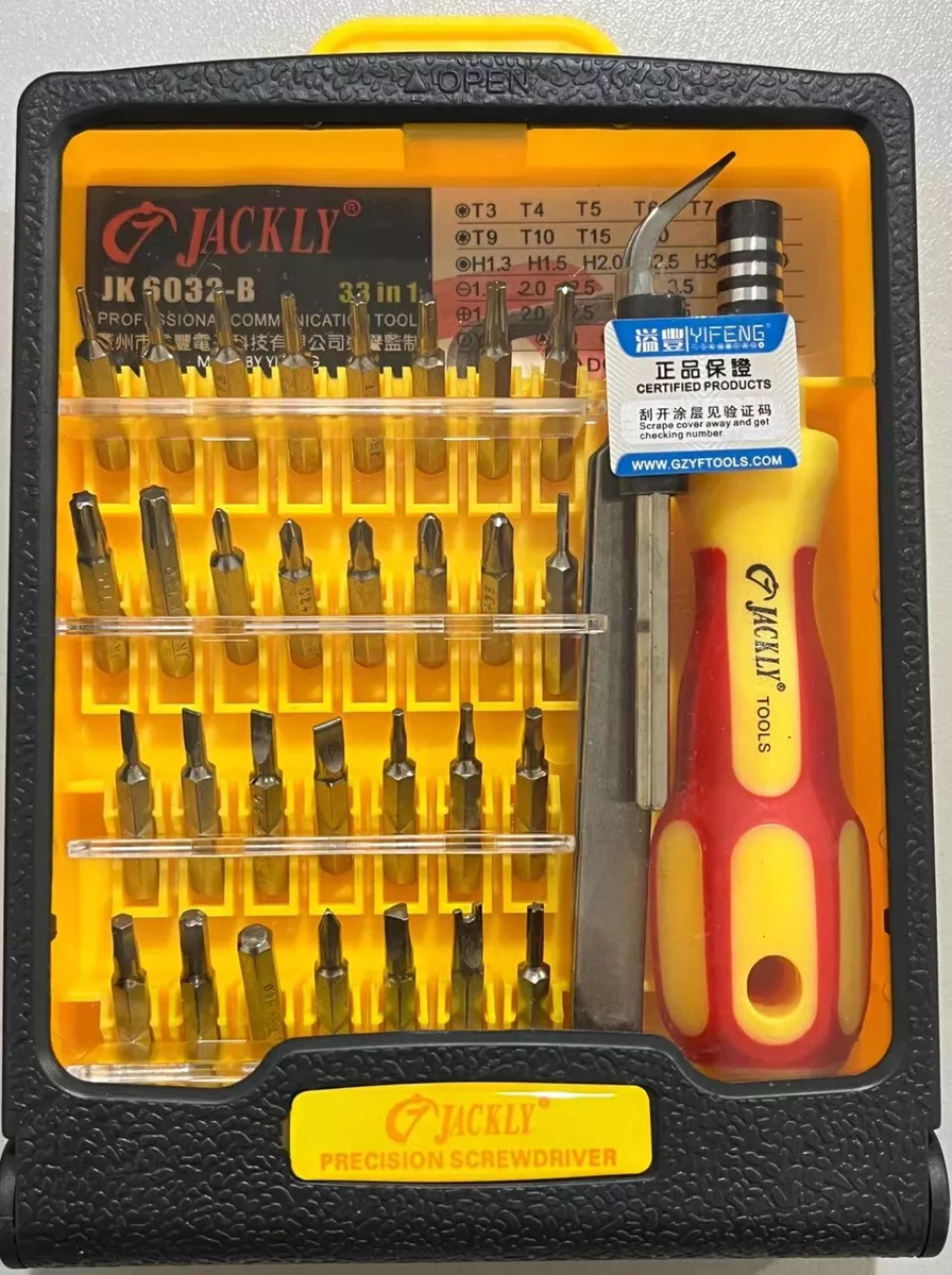 1xInditrust Jackly 6066 33 in 1 Interchangeable Precise Screwdriver Tools