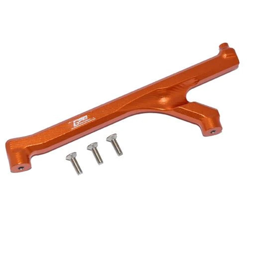 Gmade R1 Rock Buggy Aluminum Battery Holder Upgrade Part - Orange (1Pc Set)