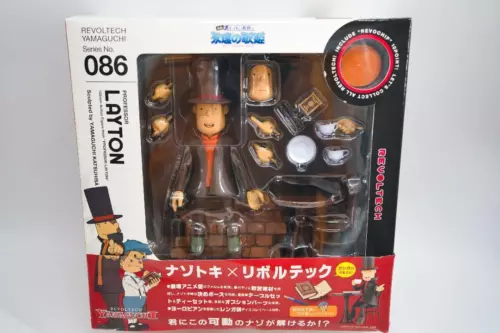Revoltech Yamaguchi Professor Layton Action Figure No.086 KAIYODO