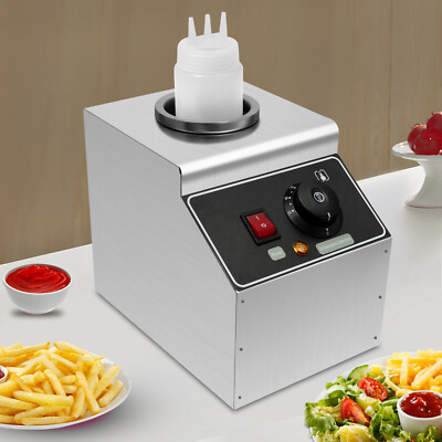 Edelstahl Elektrischer Saucenspender Saucenwärmer Schokoladen Spender 650ML 220V