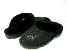 UGG COQUETTE TWINKLE WOMEN SLIPPERS SUEDE BLACK US 7 /UK 5 /EU 38