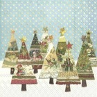 Nostalgic Trees Christmas Tree paper 33 cm square 3 ply napkins 20 pack