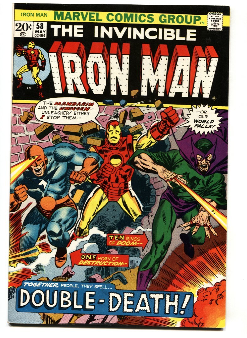 IRON MAN #58 1972 Marvel comic book MANDARIN-VF/NM | eBay
