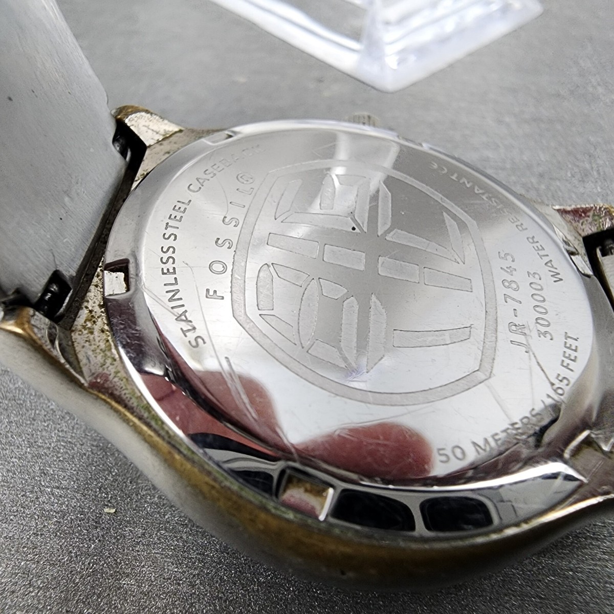 Fossil BIG TIC men’s watch JR-7846 38mm Fossil Quartz Watch Big Tic JR-7845 Men Silver Steel Analog
