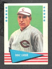 1961 Fleer Baseball Greats #56 Dolf Luque 03 - EX