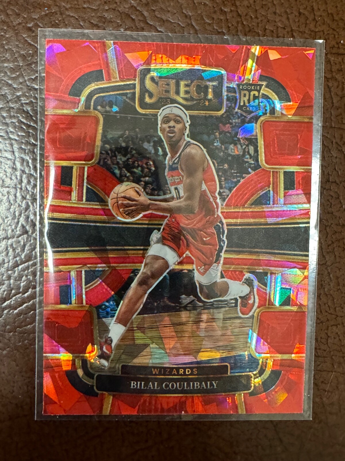 Bilal Coulibaly RC 2023-24 Panini Select Red Ice Prizm #97
