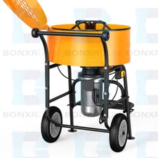 80L Mini Electric Portable Forced Action Mud Mixer Machinery for Construction