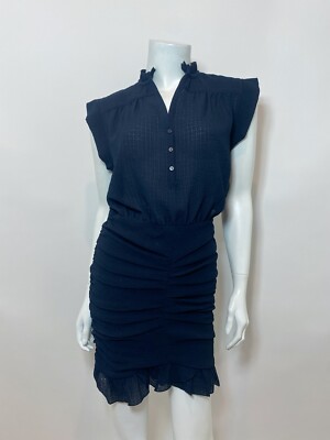 NWT Ba&sh Isa Dress in Navy Size 2/M 