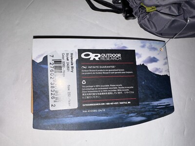 Outdoor Research Bivy, Molecule Bivy, One Size, Gray and