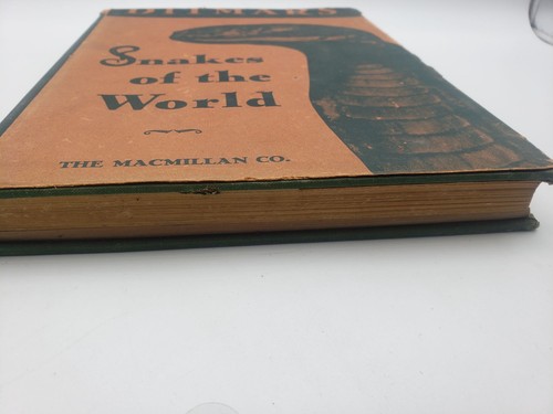 Snakes of the World Hardcover Book Raymond Lee Ditmars Vintage - Foto 2 di 13